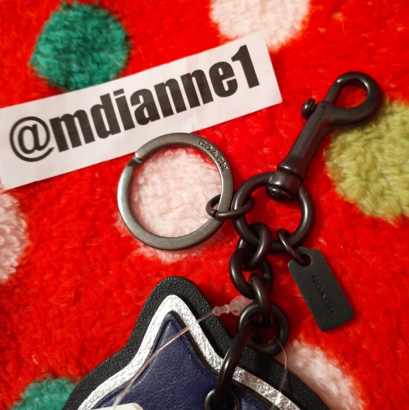 ๐ Coach C Patch Bag Charm/Keychain - Picture 4 of 4